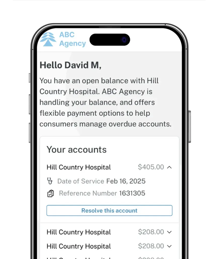 Screenshot of iphone account balance